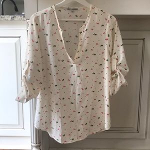 Flowy bird shirt